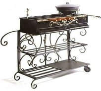 Мобильный кованый мангал BiGarden Сундук Sunduk