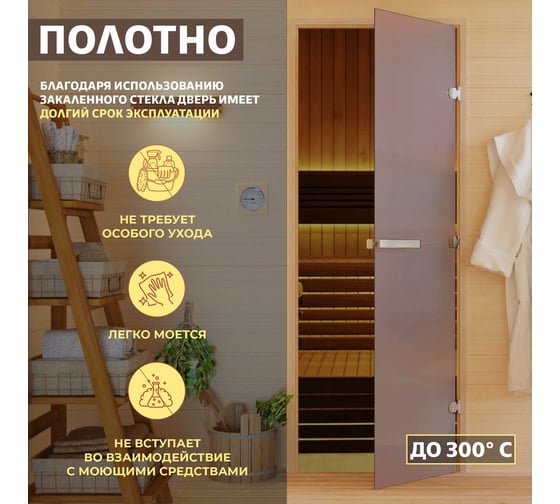 Дверь DoorWood Бронза матовая, 200x80 DW00022