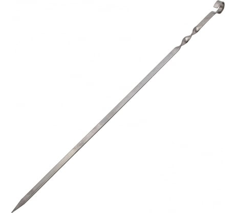 Плоский шампур PALISAD 750х12х2 мм, нерж. сталь, 69658