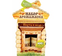 Набор эфирных аромамасел Банная забава Пихта и кедр 15 мл, 2 шт. 1320303