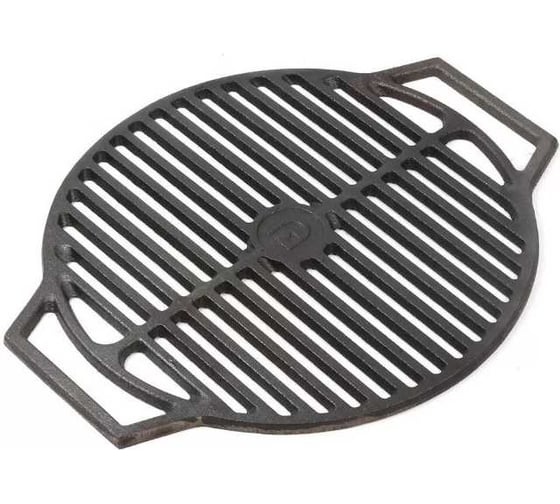 Решетка для гриля Гурман 440 мм DavrMetall, чугун, рук чугун, круглая 487484 1