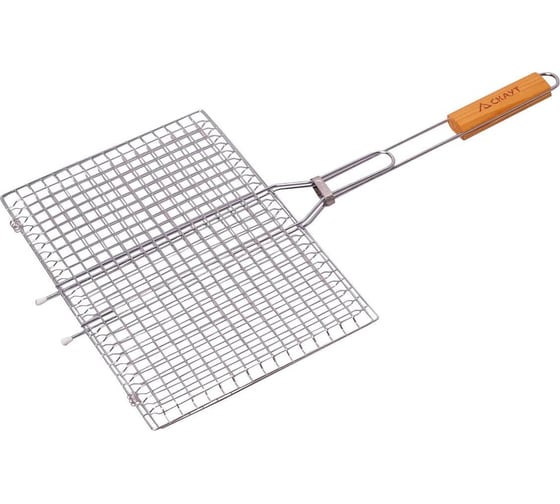 Решетка для овощей с деревянной ручкой Kamille 40x26x2 см 716