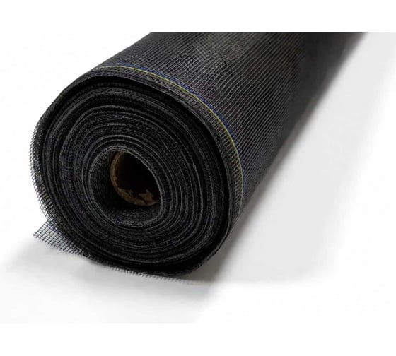 Москитная сетка антимошка МЕТИЗИК АГАТ Micro Mesh 1,6 черная рулон 1,6/30 6209-2 1