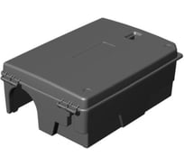 Контейнер для применения (раскладки) родентицидов INTERFIX оснащен замками, системой крепления приманки, возможна фиксация к полу и стене 427