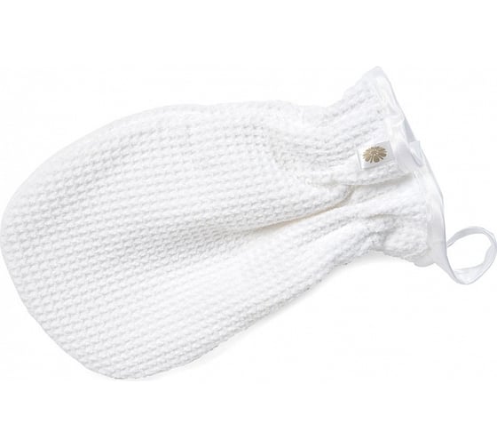 Варежка для тела Смарт.ру белая 1056-60White 1