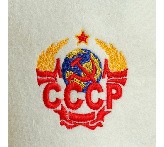 Шапка для бани и сауны с вышивкой Сималенд СССР 6031086