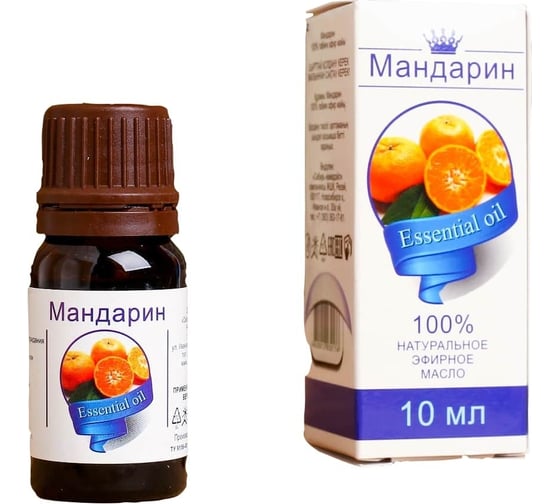 Эфирное масло Сималенд Мандарин флакон-капельница, 10 мл 1857694 1