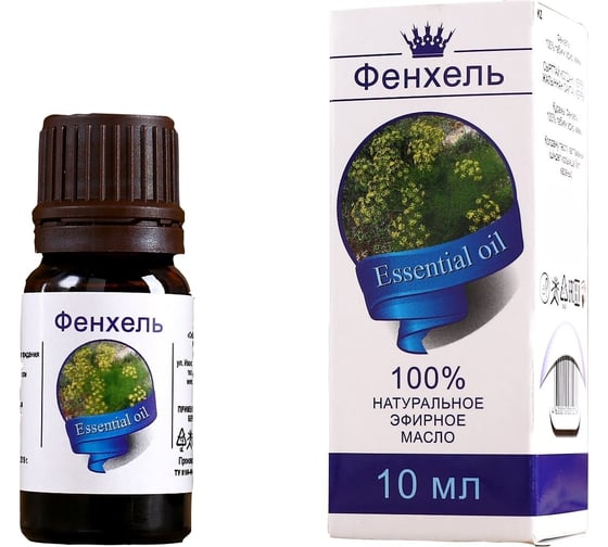 Эфирное масло Сималенд Фенхель флакон-капельница, 10 мл 1857709 1