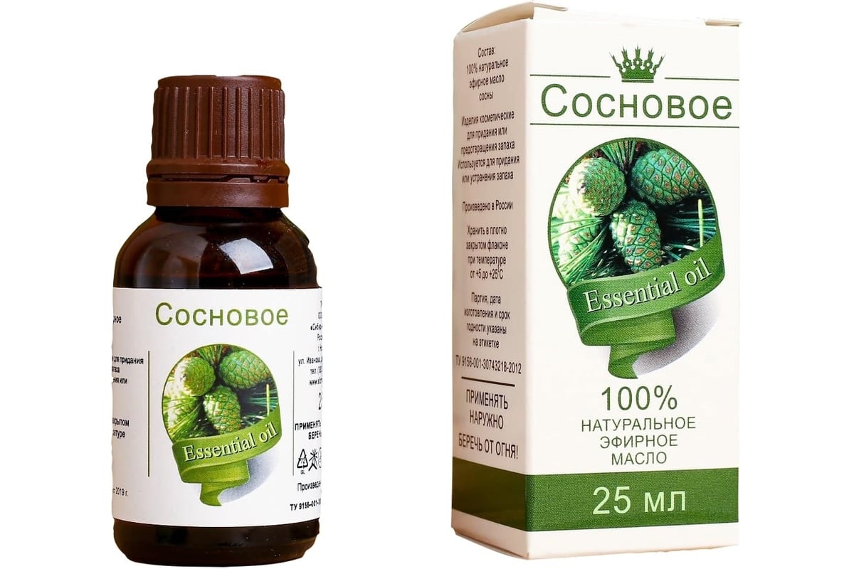 Эфирное масло Сималенд Сосна флакон-капельница, 25 мл 1857718 ...