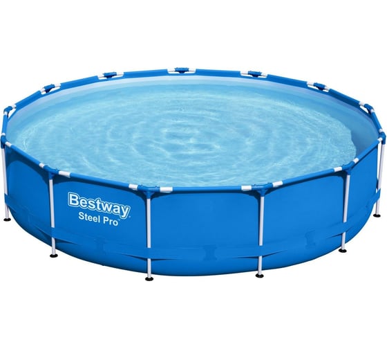 Каркасный бассейн Bestway Steel Pro 396x84 см, 8680 л, фильтр-насос 2006 л/ч 5612E BW 008900
