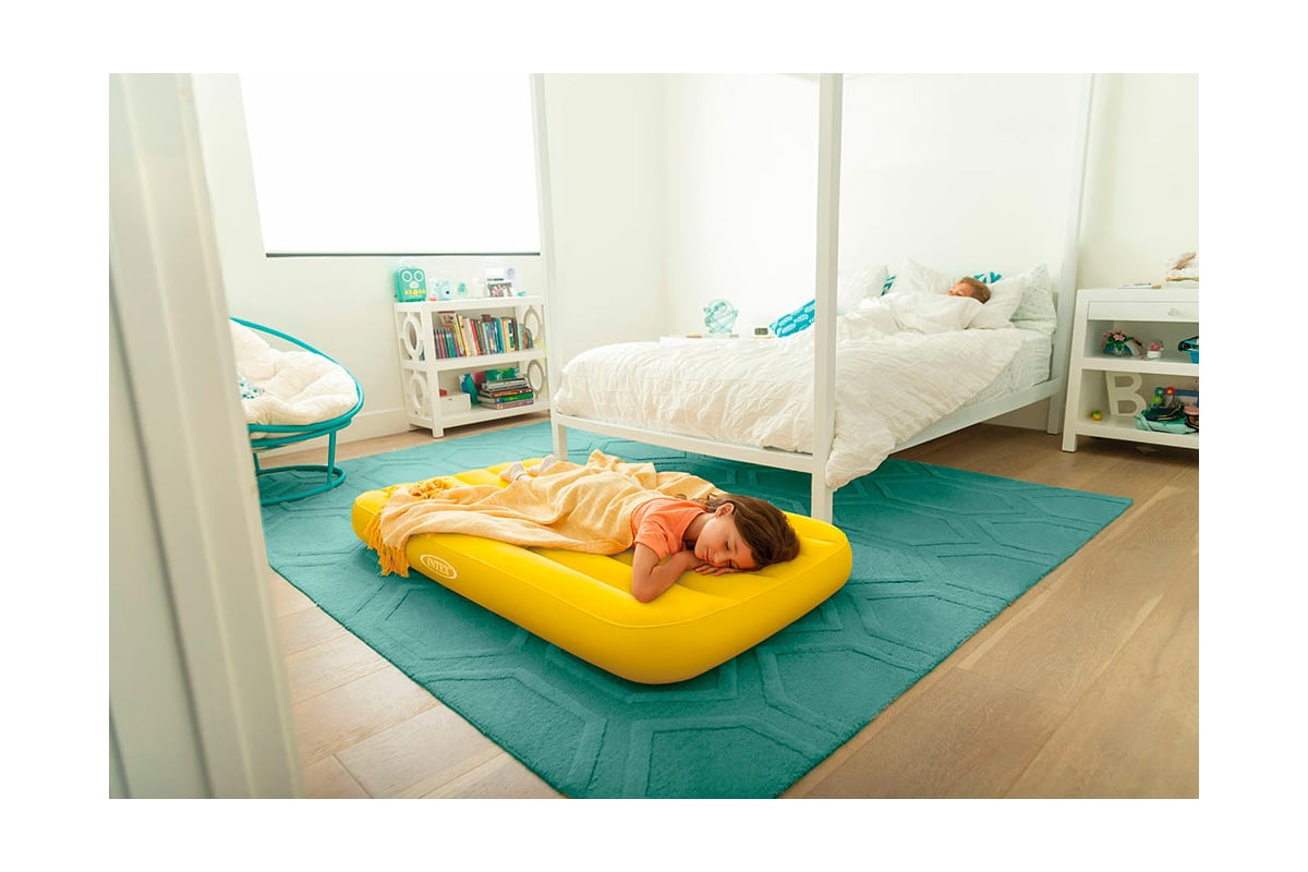 Детский надувной матрас INTEX Cozy Kidz 88x157x18 см, 3-10 лет, 2 цвета  66803