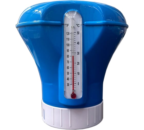 Дозатор-поплавок Chemoform для хлор-таблеток (200 г) с термометром 2500009SF