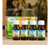 Набор масел из 4 штук по 10 мл СИМАЛЕНД Банный Квартет 7122219