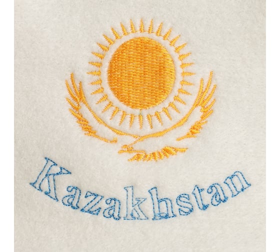 Шапка для бани с вышивкой Добропаровъ Kazakhstan 7317748