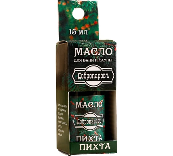 Эфирное масло Добропаровъ Пихта с подвесом, 15 мл 7475161 1