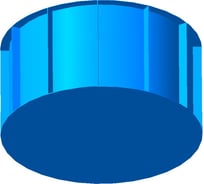 Круглая чаша для бассейна Glosen ASS1200 BASS15001200