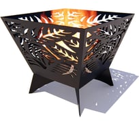 Очаг 7 скамеек Папоротник 27003/ОЧАГ_ПАПРТ/9005