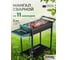 Сварной мангал на колесах PALISAD Camping 662х390х152/805мм, сталь 2 мм, кочерга 69669 2