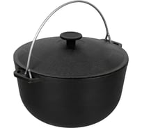 Чугунный казан с крышкой BOYSCOUT 6 л 61544