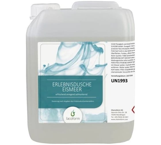 Аромат для душа впечатлений Lacoform Ледяное море 25кг 1410025