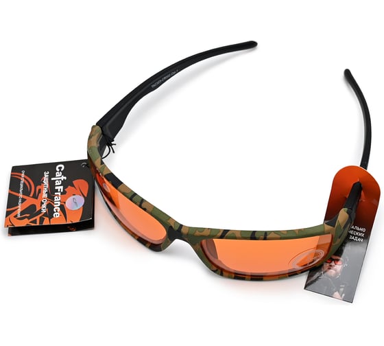 Очки защитные тактические поляризационные CF с оранжевой линзой TAC323