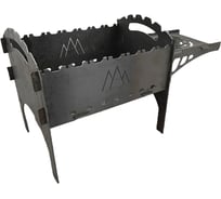Мангал сборный ТехноАгрегат с подставкой (горы), без покраски горы(без покраски)