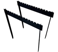 Мангал складной туристический ТехноАгрегат, 40×40 см, с покраской 1.1сп