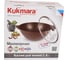 Казан для плова со стеклянной крышкой Kukmara 3.5 л, антипригарное покрытие, кофейный мрамор ТП565 7