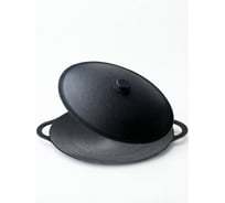 Садж с крышкой Davr Metall чугунный 50 см садж50см+крышка(50)