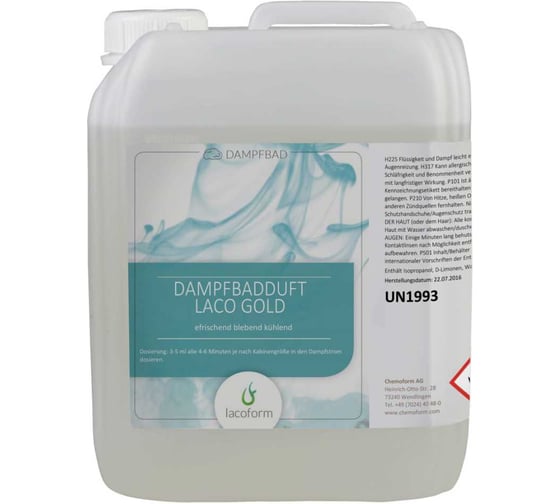 Аромат для парных Lacoform Лако Голд 25кг 1502025.