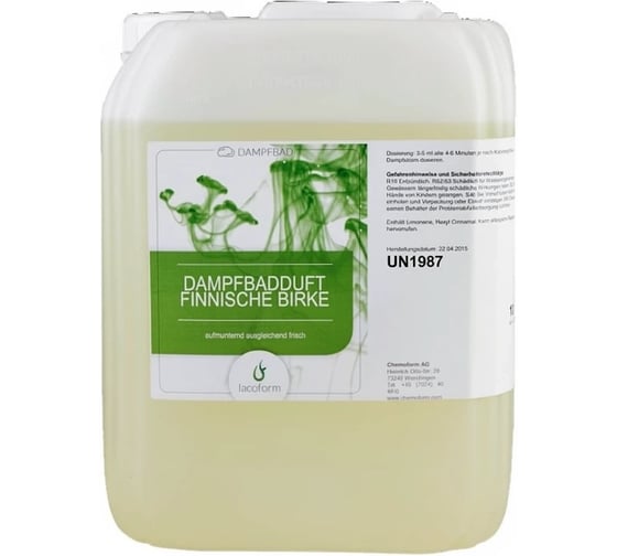 Аромат для парных Lacoform Финская берёза 25кг 1489025 1489025