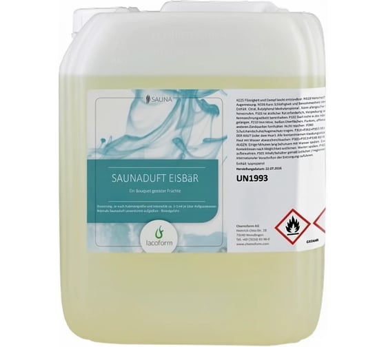 Аромат для саун Lacoform Белый медведь 25кг 1460125 1460125