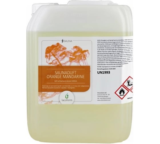 Аромат для саун Lacoform Апельсин-Мандарин 25кг 1445125