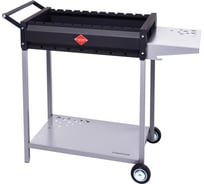 Мангал Forester дачный на колесах, с боковой ручкой и съемной боковой полкой BQ-722