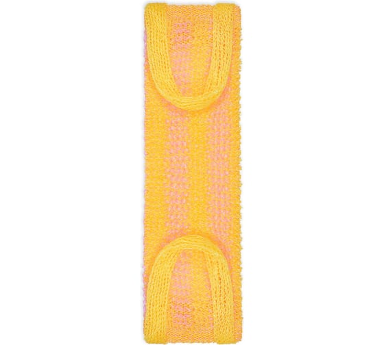 Мочалка массажная длинная VIVAL П117 с вертикальной полосой 17614