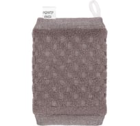 Мочалка рельефная VIVAL брикет, серо-бежевый 227104