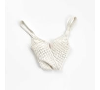 Мочалка длинная рельефная с ручками VIVAL белый 227110