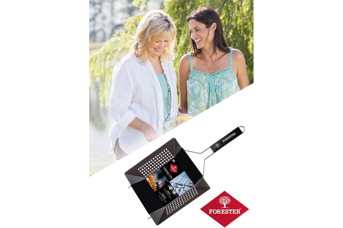 Сковорода-гриль с антипригарным покрытием FORESTER BQ-N14 - выгодная ...