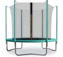 Батут с защитной сеткой Perfetto sport ACTIVITY GRID INSIDE 6 диаметр 1,8 м зелёный СГ000006585