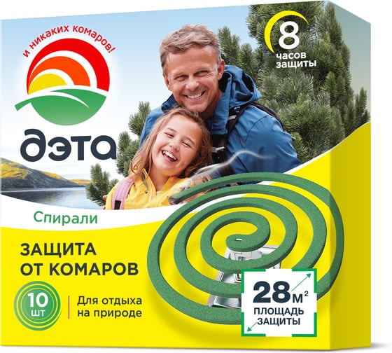 Спирали от летающих насекомых ДЭТА 30 шт. 66700902
