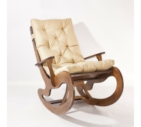Кресло-качалка Origamebel.ru Джус коричневый/бежевый 683-1-1