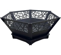 Костровая чаша разборная ТехноАгрегат 720х630х290 мм с покраской КострЧаша С3