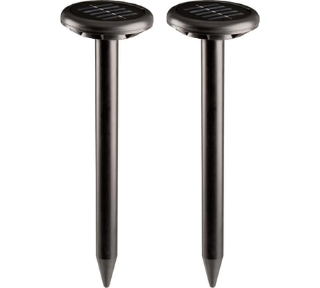 Набор ультразвуковых отпугивателей кротов на солнечной батарее REXANT R30 2 шт. 71-0067