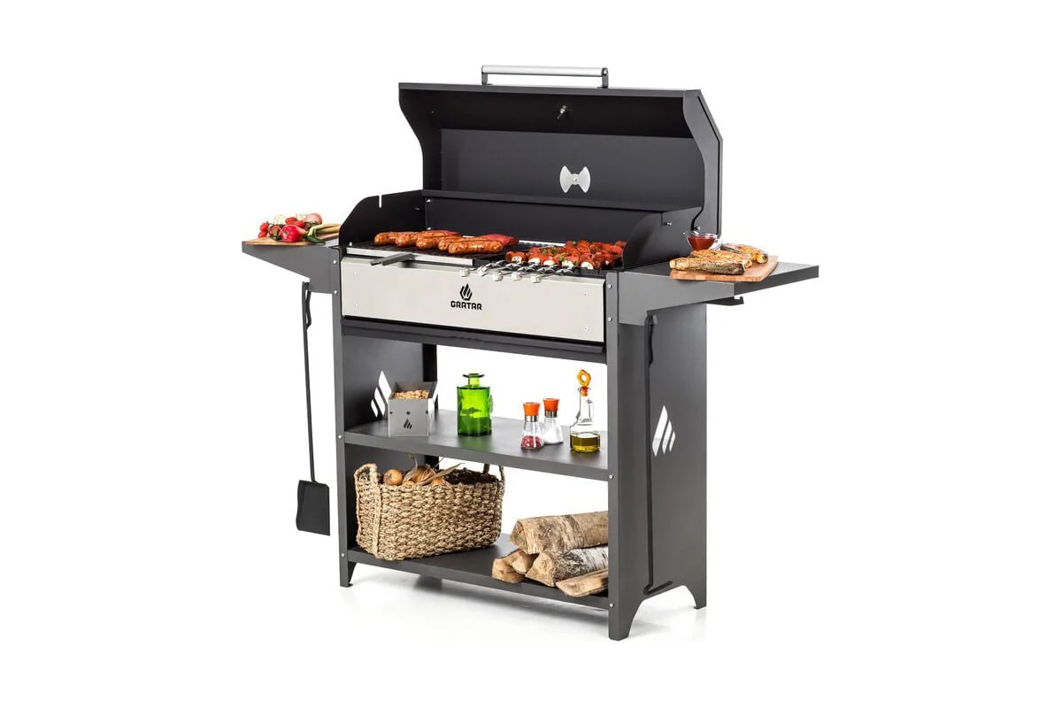  GRATAR Professional Optima BBQ POB 3000 для мяса и рыбы - низкая .