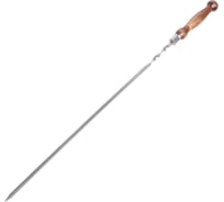 Шампур с деревянной лакированной ручкой СИМАЛЕНД 700x10x3 мм 3310259