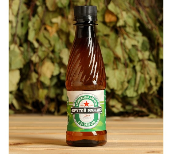 Ароматизатор во флаконе пиво Банная забава Крутой мужик, сосна 5179765 1