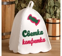 Банная шапка с аппликацией СИМАЛЕНД Светка-конфетка 3262583