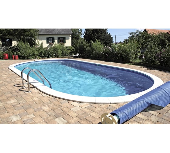 Бассейн сборный овальный CHEMOFORM Эксклюзив 1100х550х150 см EB SummerFun в комплекте 4501010255EB/501010255VS