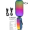 Колонка портативная влагозащищенная Kaigo BTW185, 20 Вт, Bluetooth, USB, Micro SD, AUX, RGB, TWS, FM, синяя 514221 8