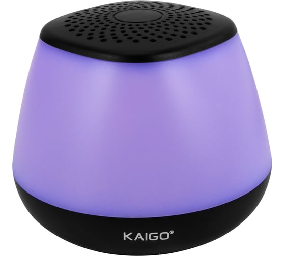 Колонка портативная Kaigo GE-3058, 3 Вт, Bluetooth, Micro SD, RGB 514222